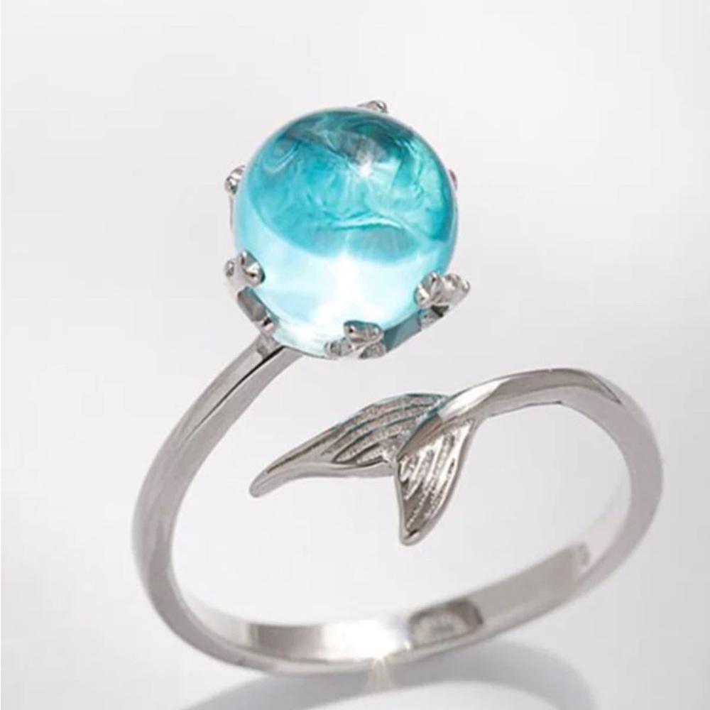 925 Mermaid 🧜🏼‍♀️ Tail Ring - Sterling Sliver